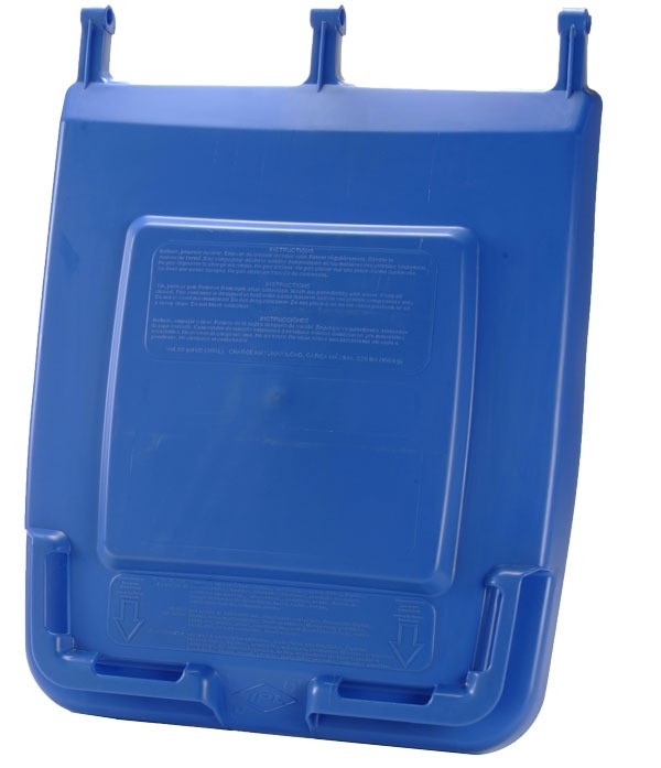 Couvercle du bac roulant