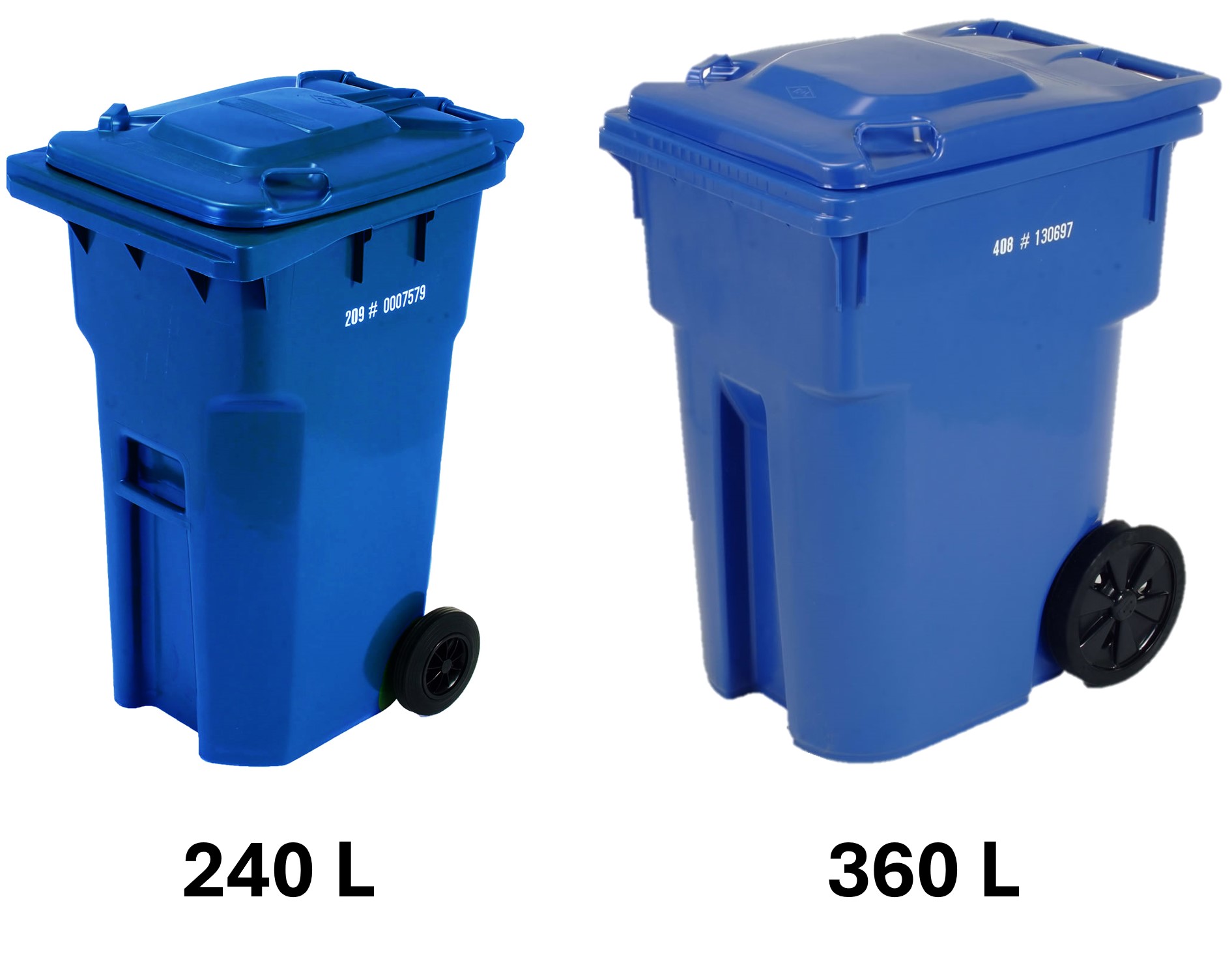 Exemple de bac endommagé